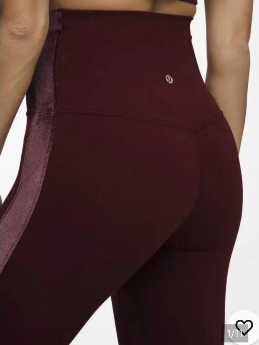 lululemon athletica High-Rise Garnet Nulu fabric Leggings